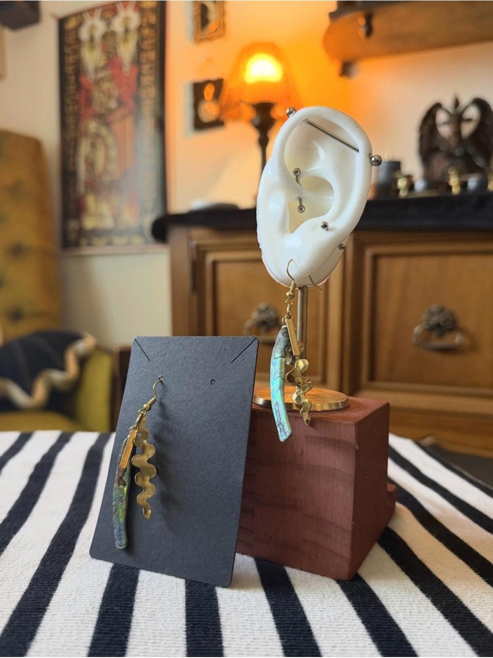 Handmade Abalone Shell Earrings